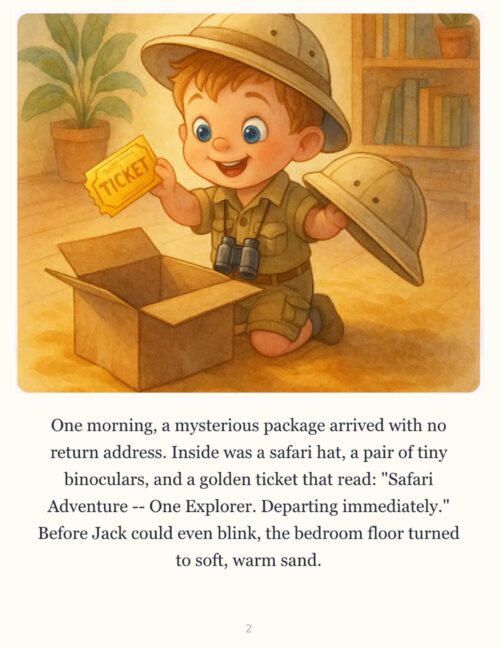 Wild Safari - Sample Page 1